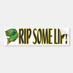 Rip Some Lip Bumper Sticker