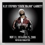 RIP Static Major Poster posters