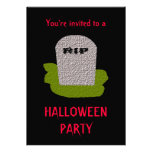 RIP Tombstone Halloween Party Customisable Invitat Personalized Invitations