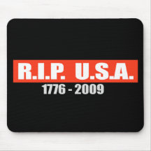 RIP USA - 1776 TO 2009 T-shirt Mouse Pads
