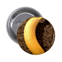 Ripe yellow banana on granite pin