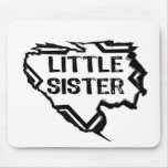 Ripped Star- Super Little Sister  -Black Mouse Pad
