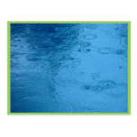 Ripples Form Rain On Puddle Post Cards