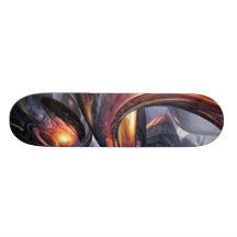 Rippling Fantasy Abstract Skateboard V3