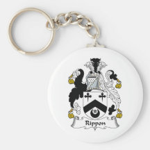 Rippon Family Crest Key Chain