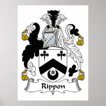 Rippon Family Crest Print