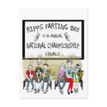 Ripps Farting Bee Post Card