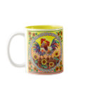RISE & SHINE by SHARON SHARPE mugs