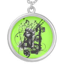 Rising Fist Urban Necklace