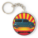 Rising Sun Cube Keychain