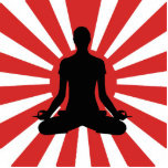 Rising Sun Yoga Meditation Photo Sculpture photo sculptures