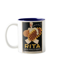 Rita Biscuits Vintage Ad Coffee Mug