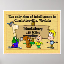 Rivalry Virginia Tech vs Va Posters