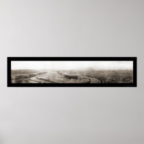 River & Chattanooga TN Photo 1909 Poster