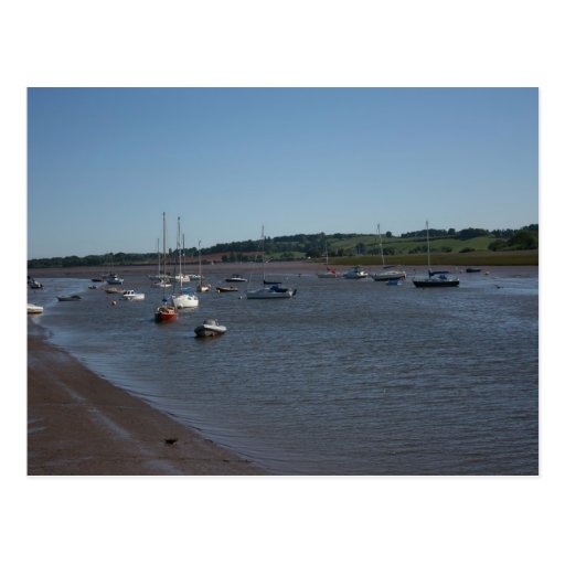 River Exe, Topsham, Devon, UK Post Card
