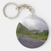 River in Teahupoo, Tahiti Keychains