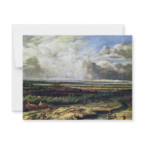 River Landscape With Hunting Party By Koninck Invite