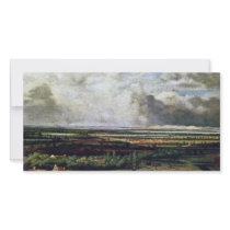 River Landscape With Hunting Party By Koninck Customized Photo Card