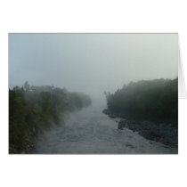 River Mist Greeting Cards