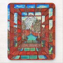 River of Healing Line Mouse Pad