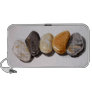 River Rocks: Five Smooth Stones in Colour Pencil Iphone Speakers