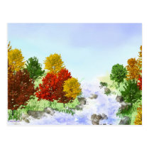 River Run postcards
