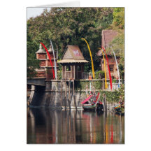 River Scene Greeting Cards