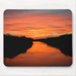 River Sunset Mouse Pads