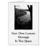 River Taw. Black and White. Cards