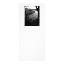 River Taw. Black and White. Custom Rack Card