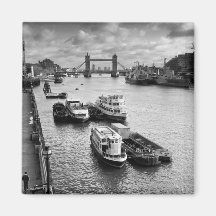 River Thames view Refrigerator Magnet