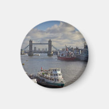 River Thames view Refrigerator Magnet
