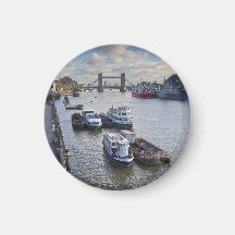 River Thames view Refrigerator Magnets