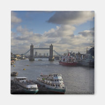 River Thames view Refrigerator Magnets