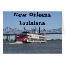 Riverboat in New Orleans Greeting Cards