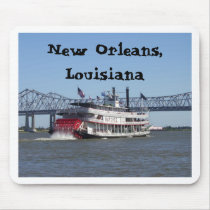 Riverboat in New Orleans Mouse Pads