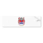 Rivet Coat of Arms (Family Crest) bumper stickers