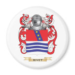 Rivet Coat of Arms (Family Crest) magnets