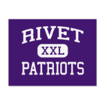 Rivet - Patriots - High School - Vincennes Indiana postcards