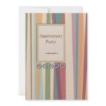 Rivets & Stripes Anniversary Party invitations