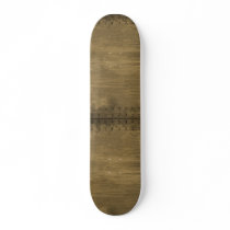 rivetted grungy gold metal plate
