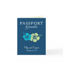 Riviera Maya Passport Wedding Invitation