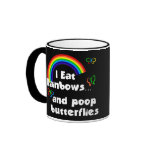 Riyah-Li Design I Eat Rainbows Coffee Mugs
