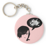 Riyah-Li Designs Emo Thoughts keychains