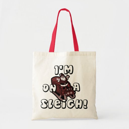 Riyah-Li Designs I'm On A Sleigh Tote Bag