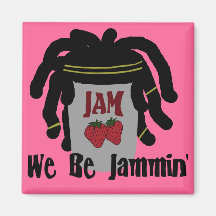 Riyah-Li Designs We Be Jammin' Magnet