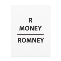 RMONEY  - romney Post Card