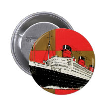 RMS Queen Mary Pinback Button