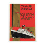 RMS Queen Mary Post Card