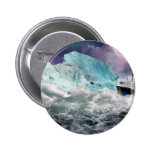 RMS Titanic and Iceberg Painting Button